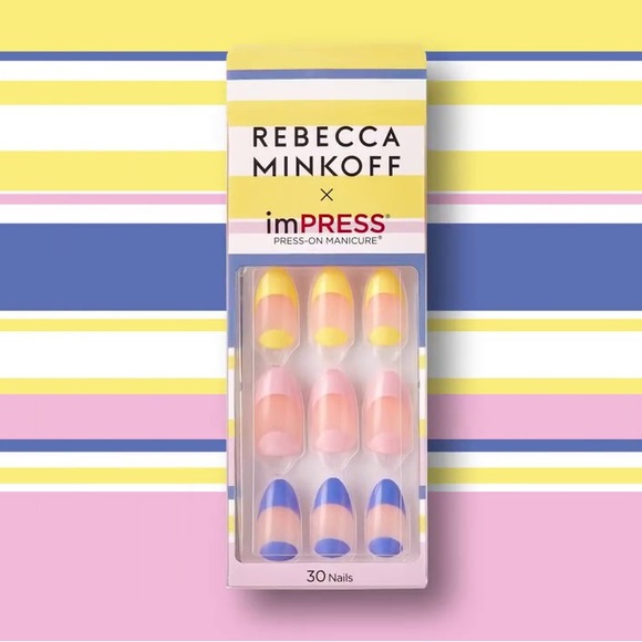 Rebecca Minkoff x imPRESS Press-On Manicure Fake Nails in Le French Pop - Picture 14 of 16